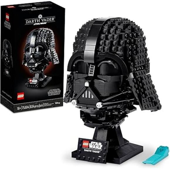 Star Wars Darth Vader Helmet LEGO Set Display Model Kit Collectible Gift - Picture 7 of 7